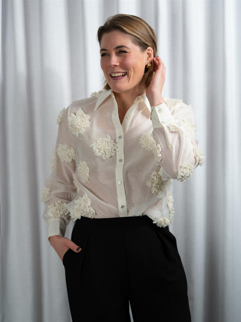 ONE and OTHER Mina Shirt Winter White