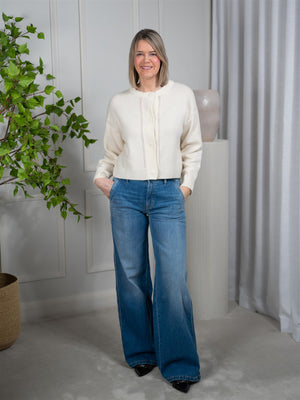 Dear Dharma Estas Cardigan Cream