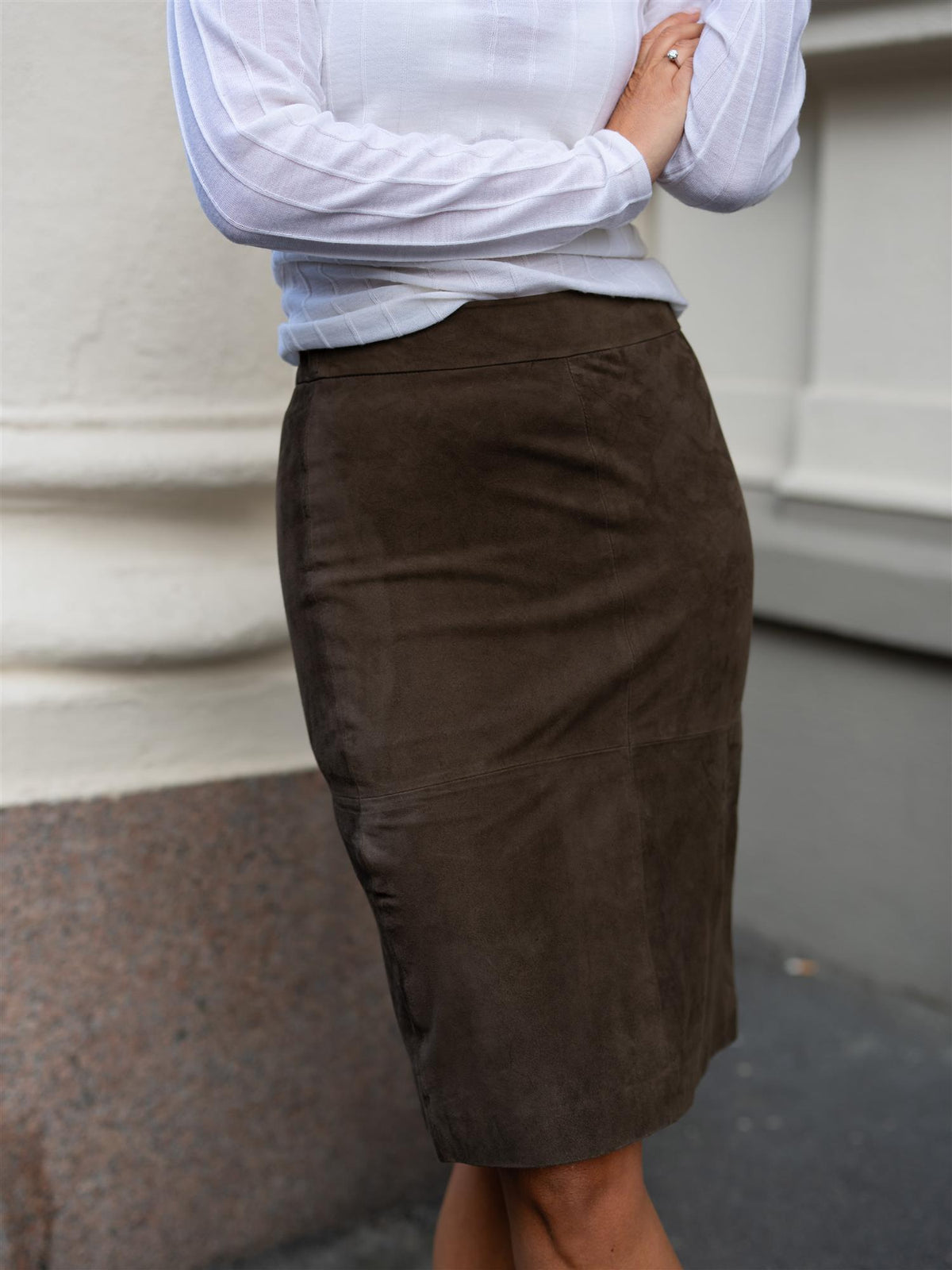Valeria Skirt Pebble Brown