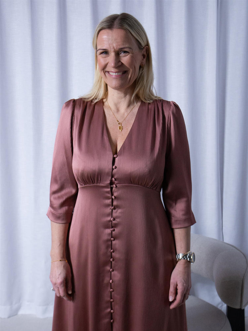 Riccovero Sorrento Dress Rosé