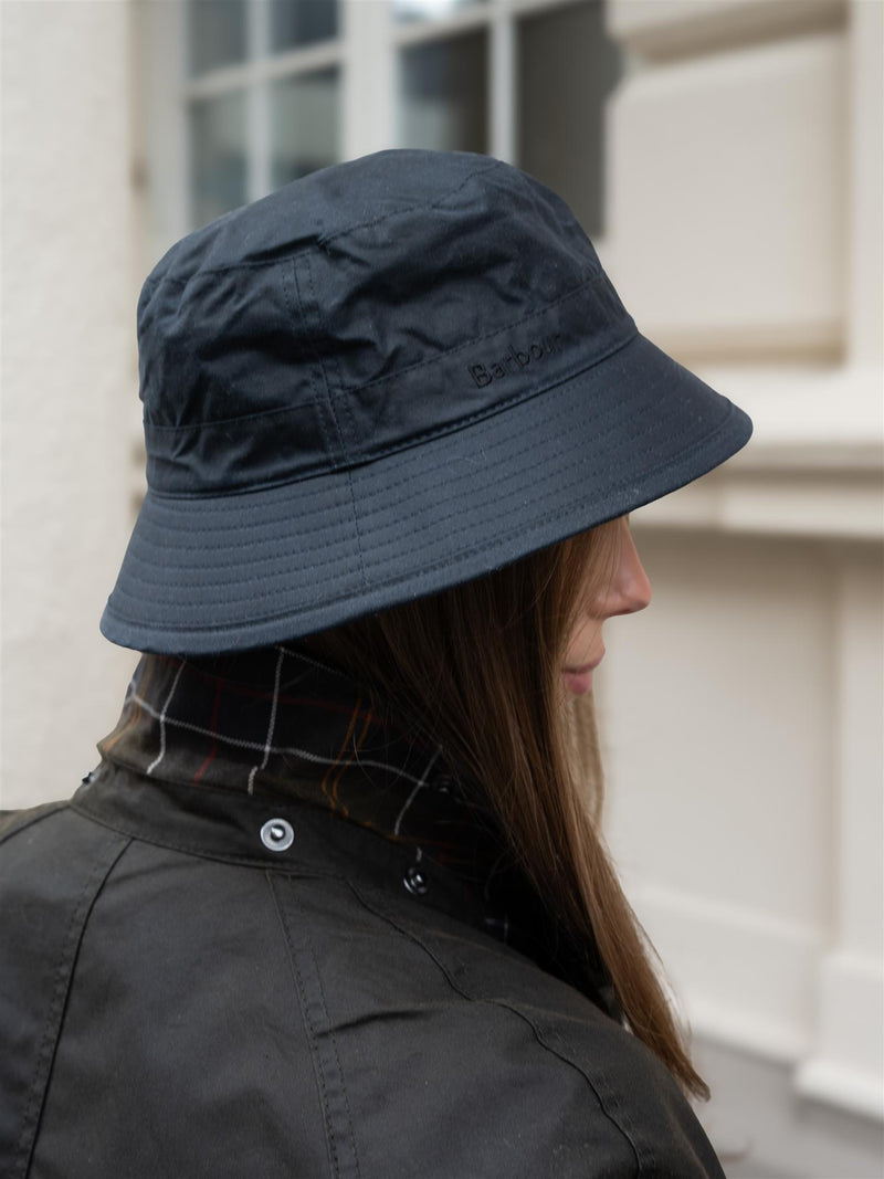 Barbour Wax Sports Hat Navy