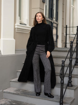 Ella&il Olivia Chunky Cardigan Black
