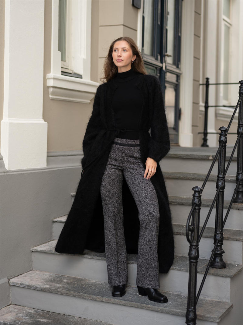 Ella&il Olivia Chunky Cardigan Black
