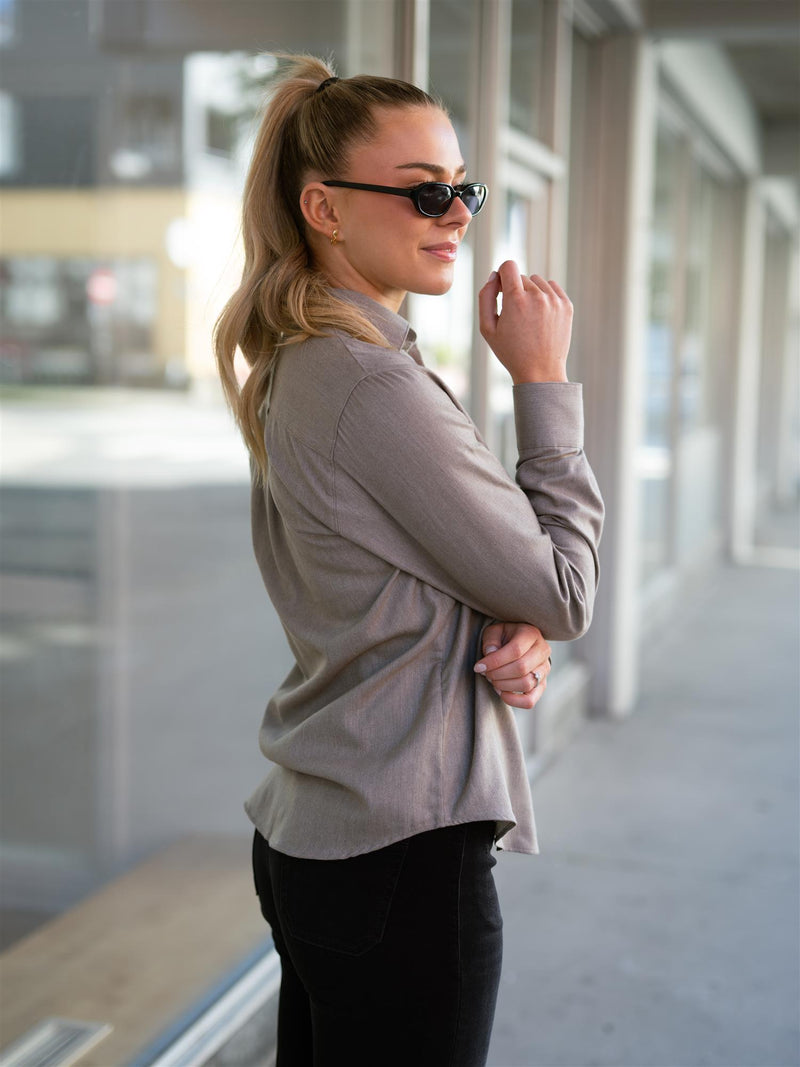 Stenströms Siri Shirt Light Brown