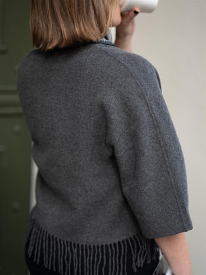 Christian Aks Keyla Lambswool Jacket Grey Mel