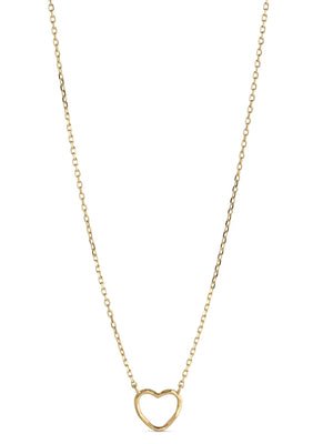 Enamel Necklace Organic Heart