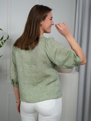 Carmen Blouse, Puff Sleeve