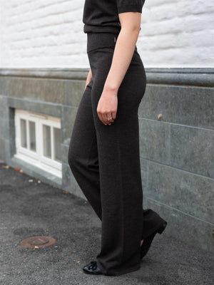 Ella&il Mubi Merino Pants Dark Brown