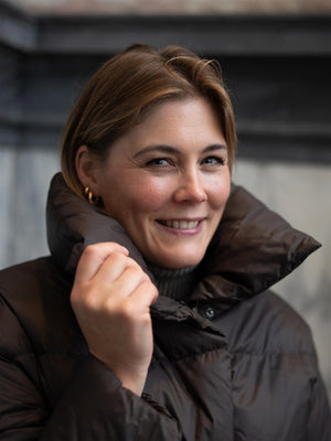 Camilla Pihl Dakota Down Coat Dark Brown