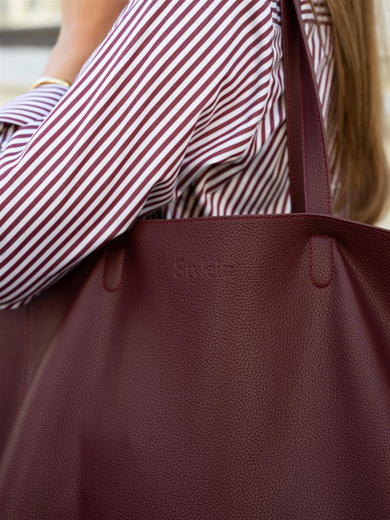 Stylein Yacht Bag Grain Burgundy