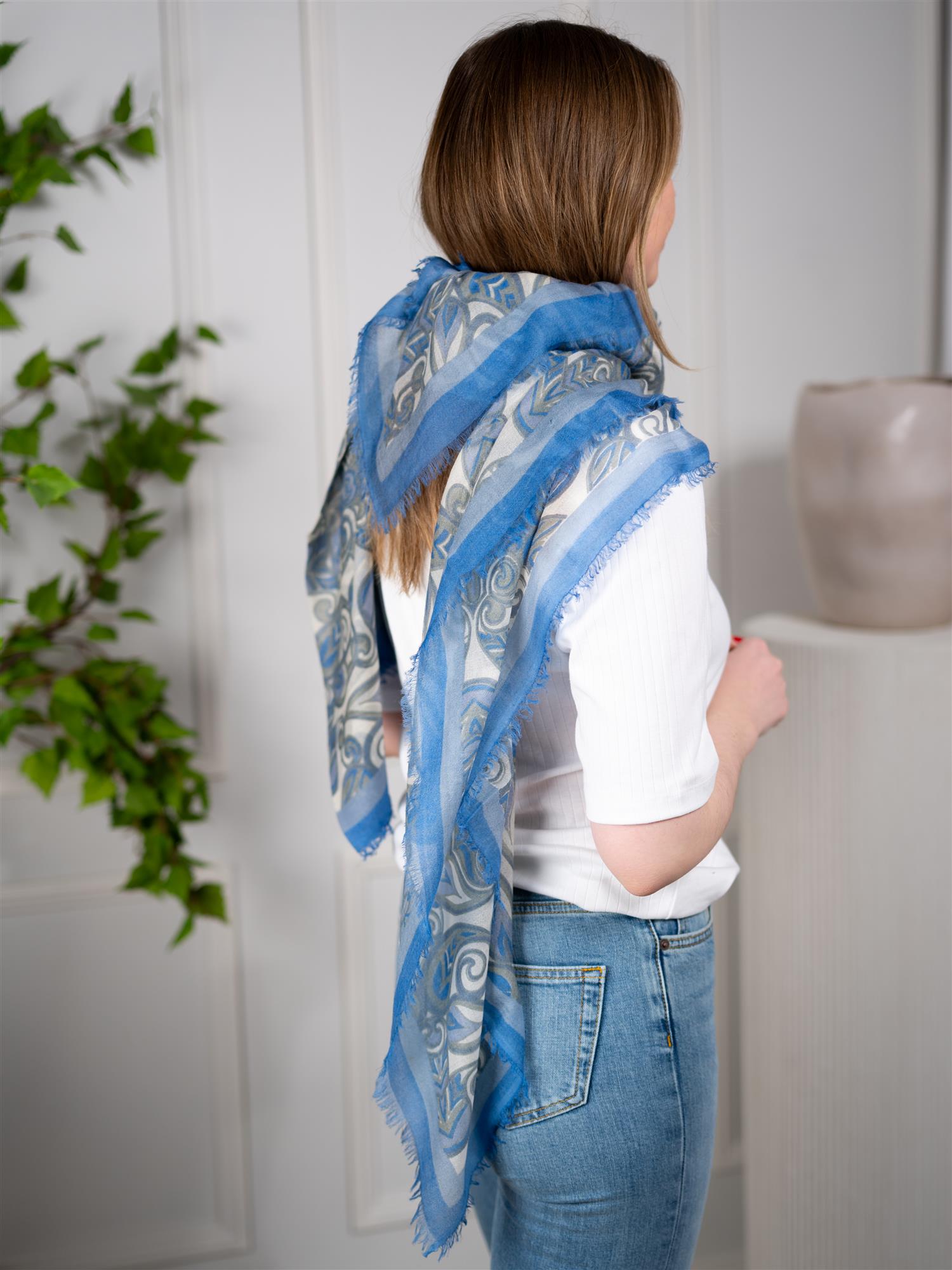 Mala Alisha Scarf Delicate Blue