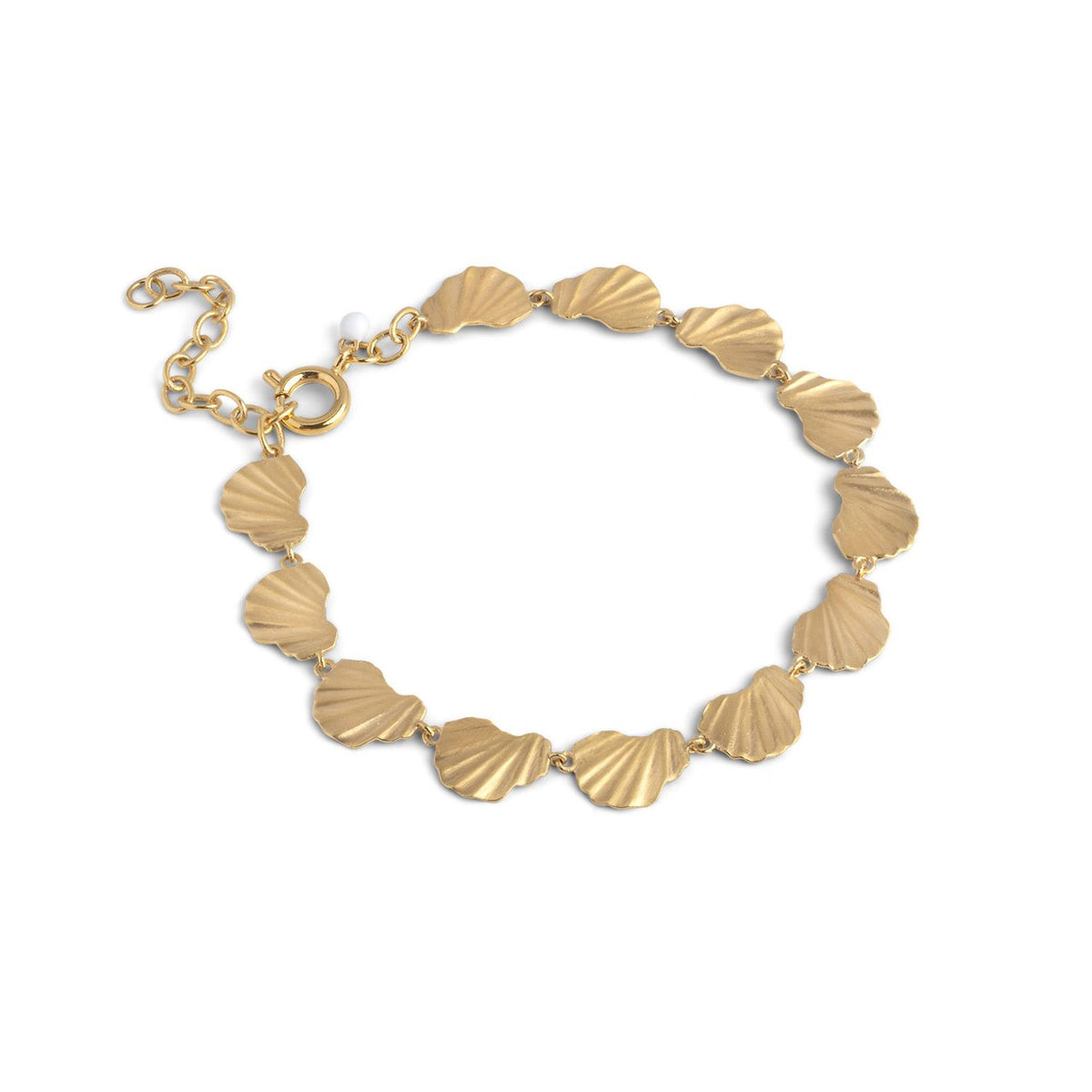 Bracelet, Wave Chunky Gold Plated