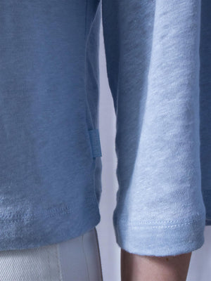 Ella&il Heli Linen Tee Kentucky Blue
