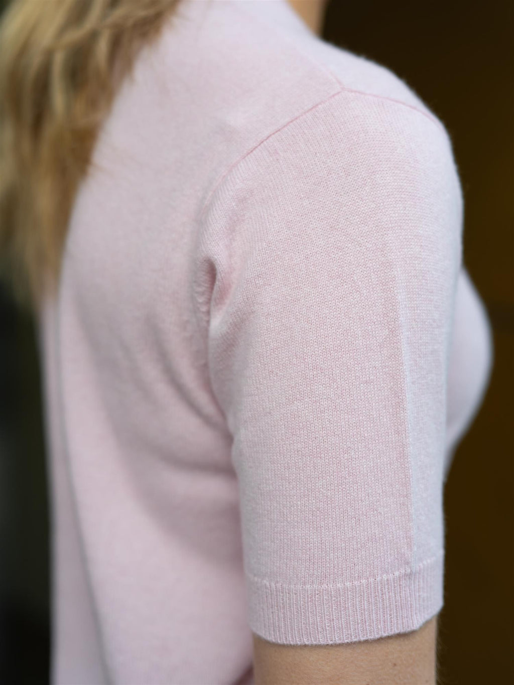 Stenströms Janet Short Sleeve Knit Light Pink