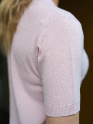 Stenströms Janet Short Sleeve Knit Light Pink