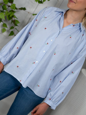 Max Mara Butterfly Light Blue