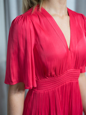 Hale Bob Angie Solid Dress Long Pink