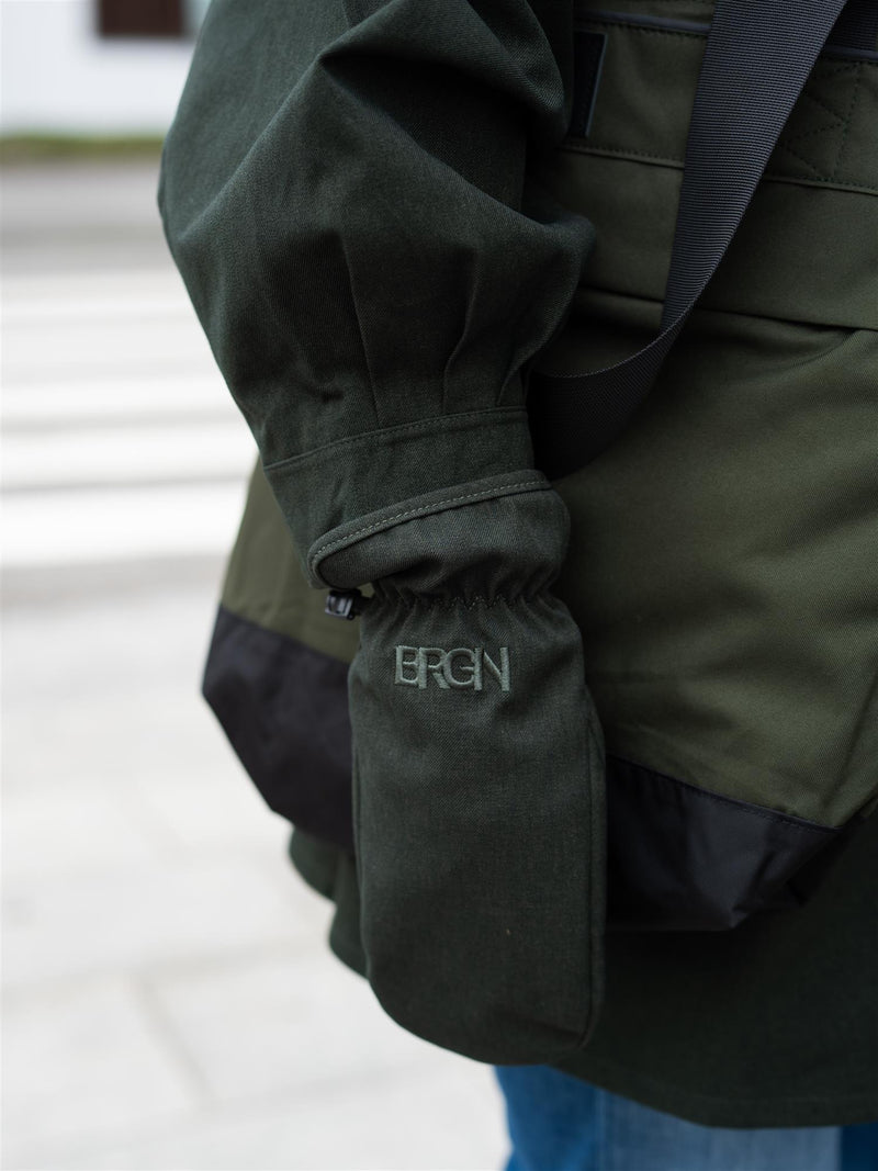 BRGN Mittens Rosin Dark Green
