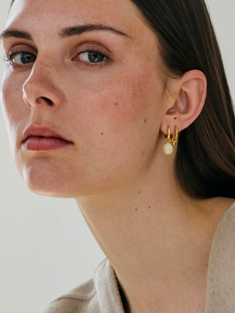 Enamel Significant Hoops