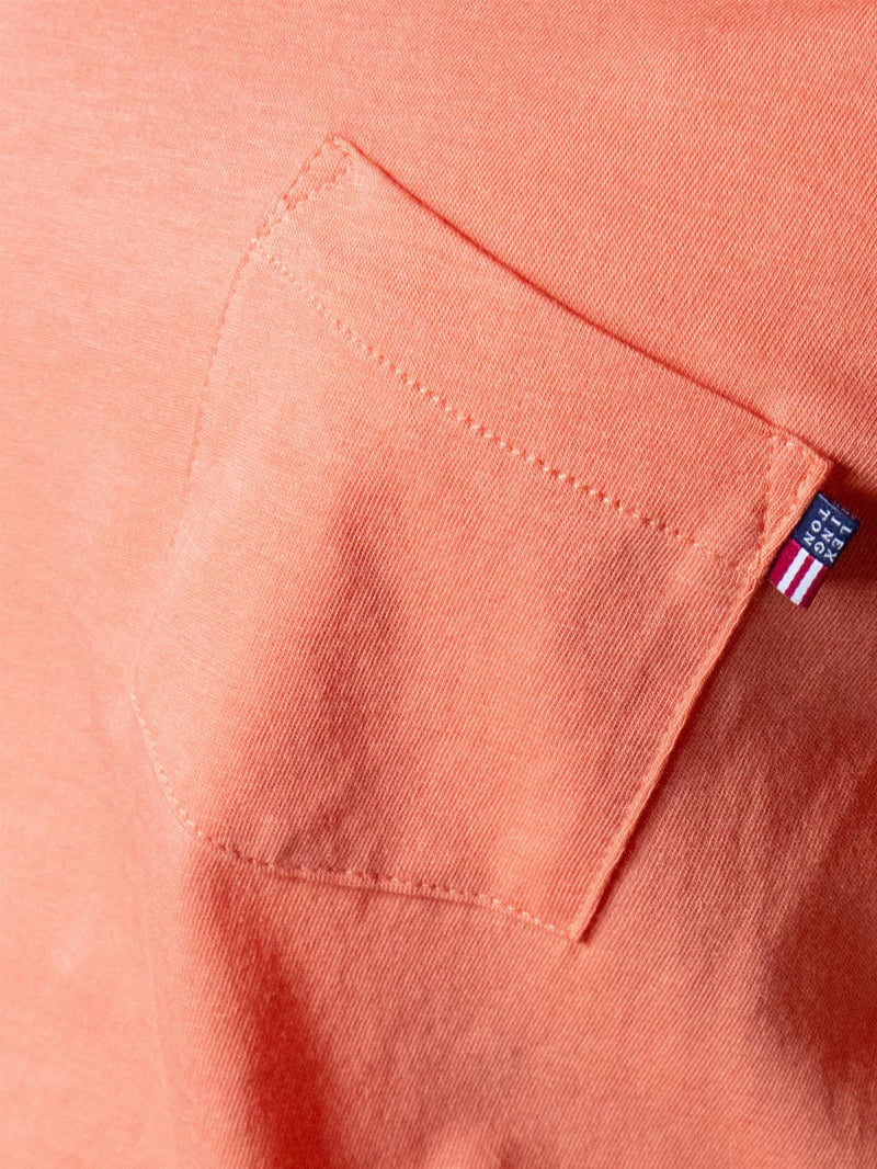 Lexington Cotton Modal Blend Classic Tee Coral