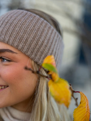 Davida Rib Headband Mink