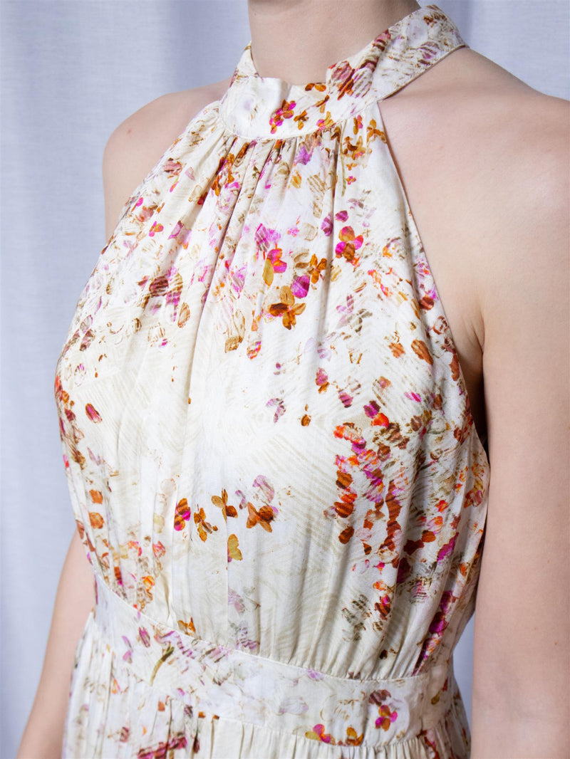 Riccovero Charmed Dress Cream Orange Sunset
