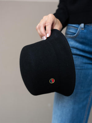 Busnel Tina Felted Bucket Hat Black