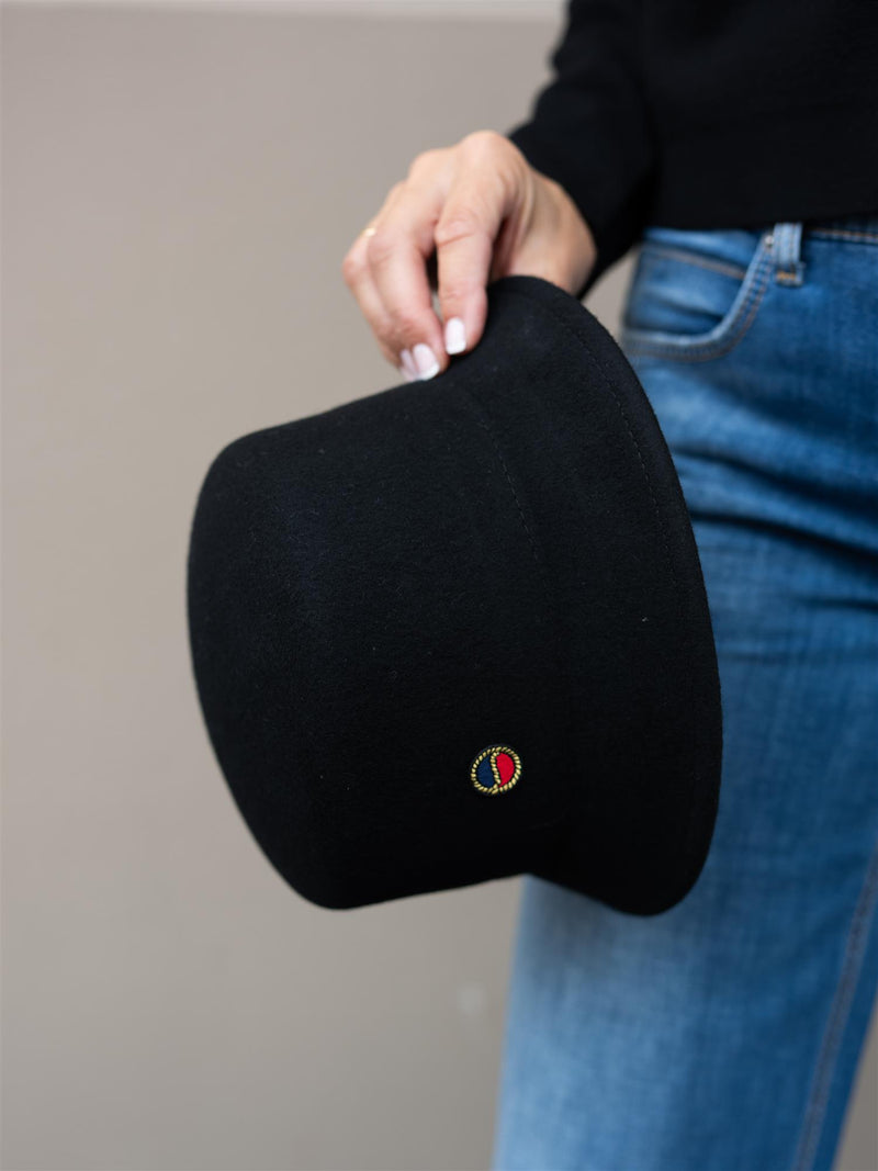 Busnel Tina Felted Bucket Hat Black