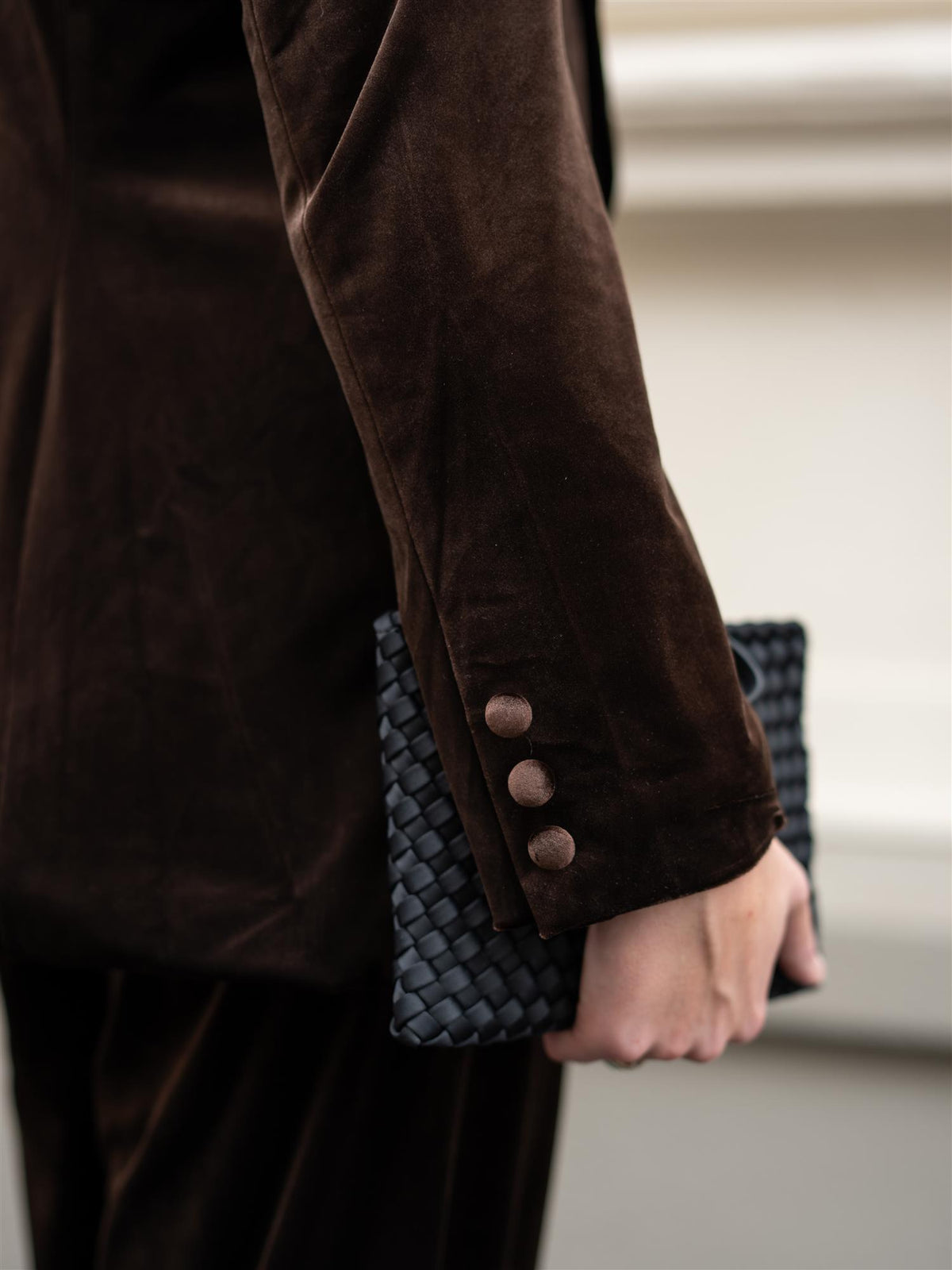 Blazer Velvet Choco
