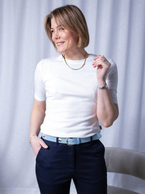 Fabienne Chapot Studded Shell Belt