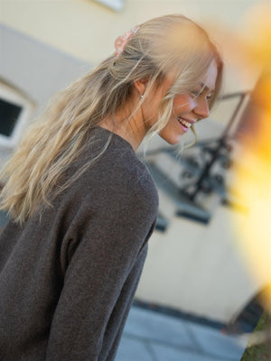 Davida Curved Sweater Cacao