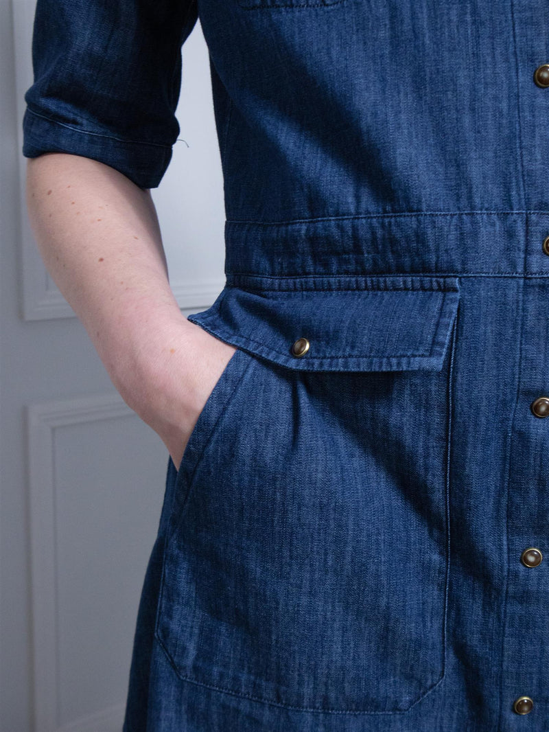 Stenströms Jolene Dress Dark Indigo