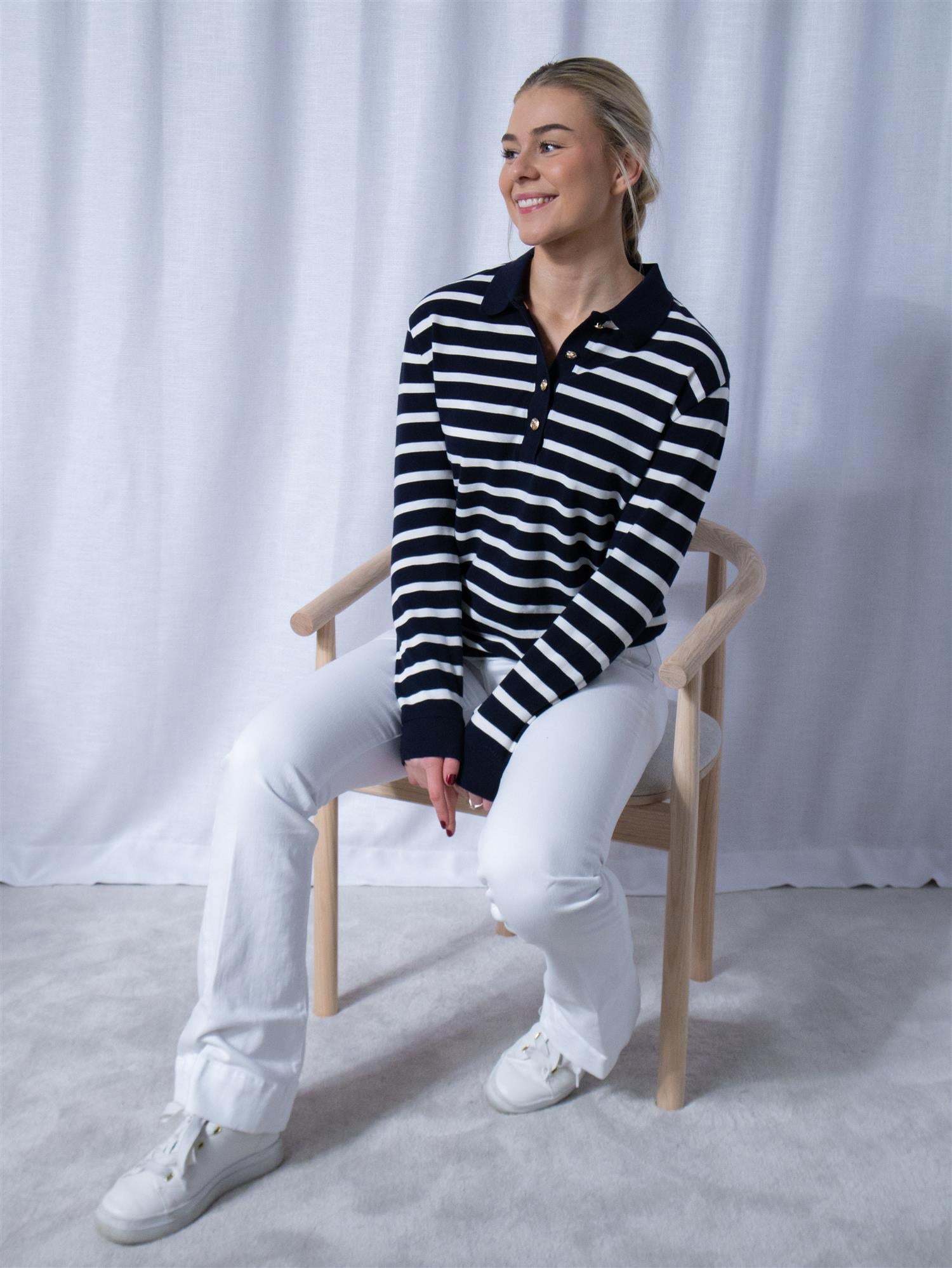Denim Studio Jim Drill Cashmere Blanc