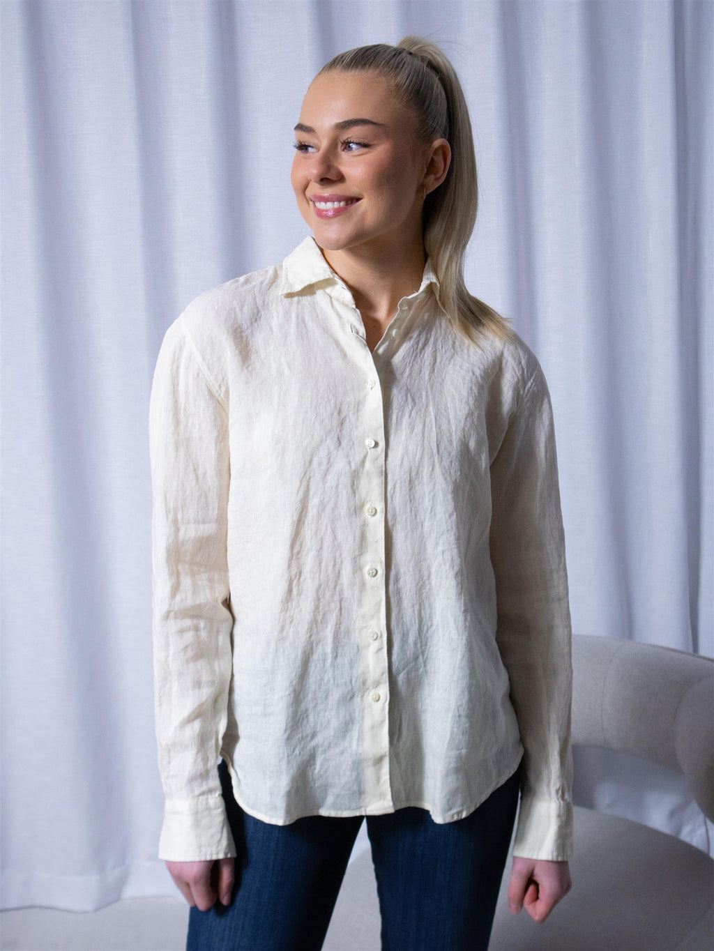 Stenströms Siri Shirt Light Yellow