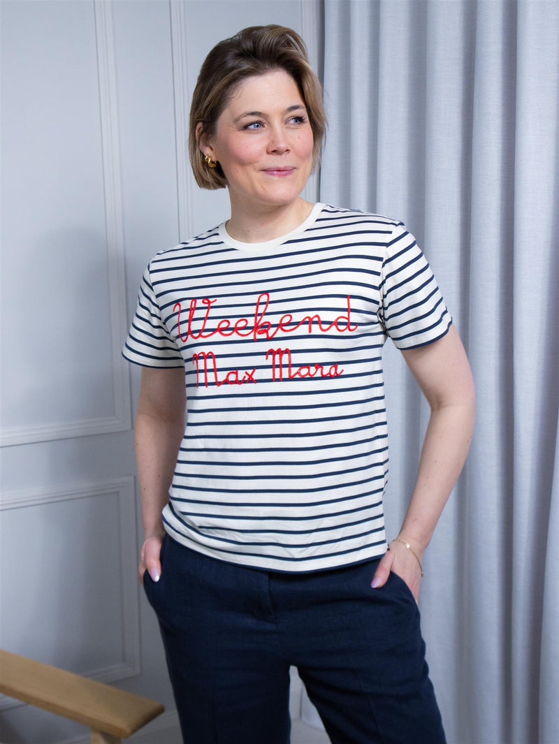 Max Mara Olga Navy Logo
