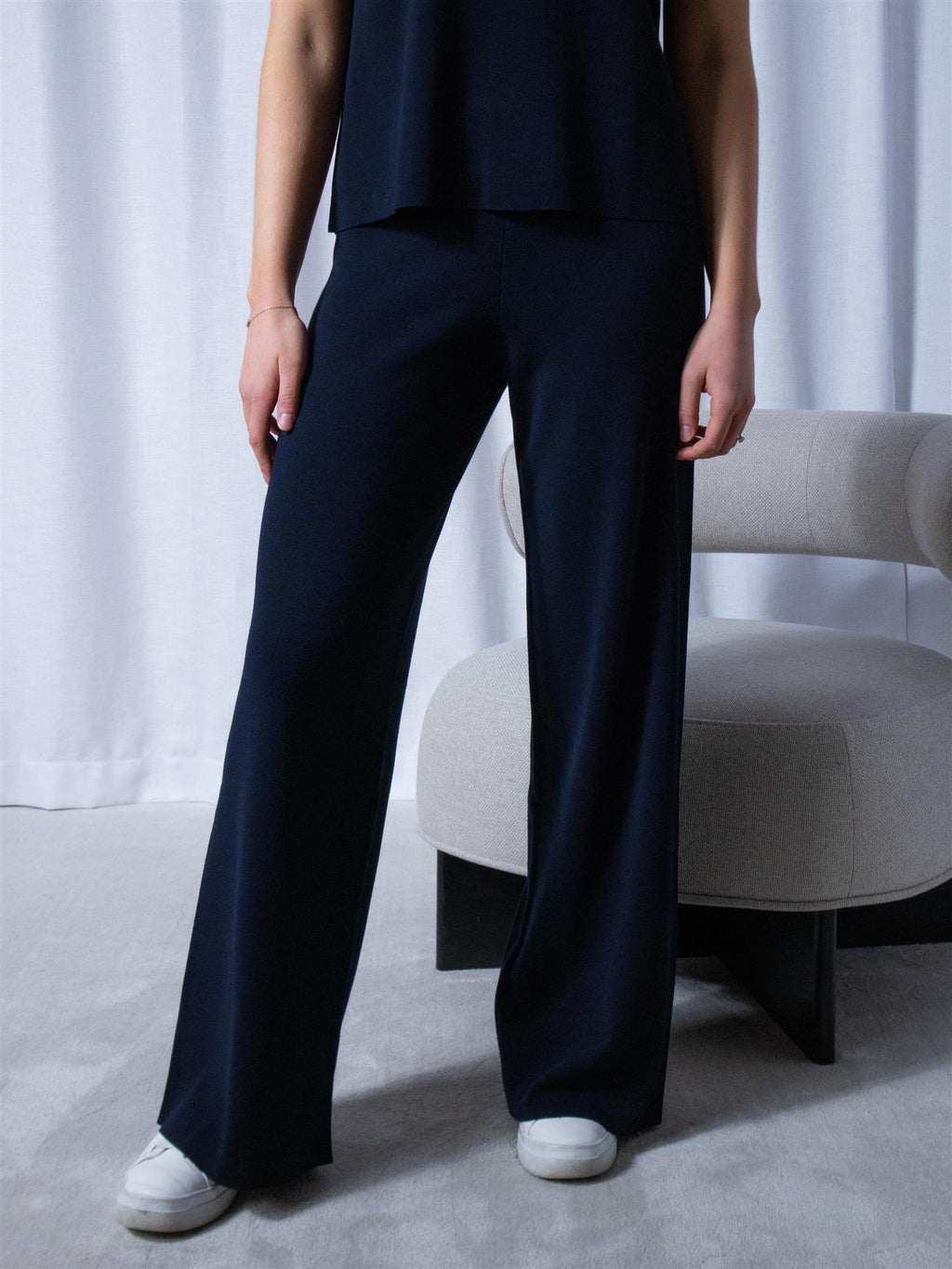 Stenströms Jupiter Pant Knit Navy