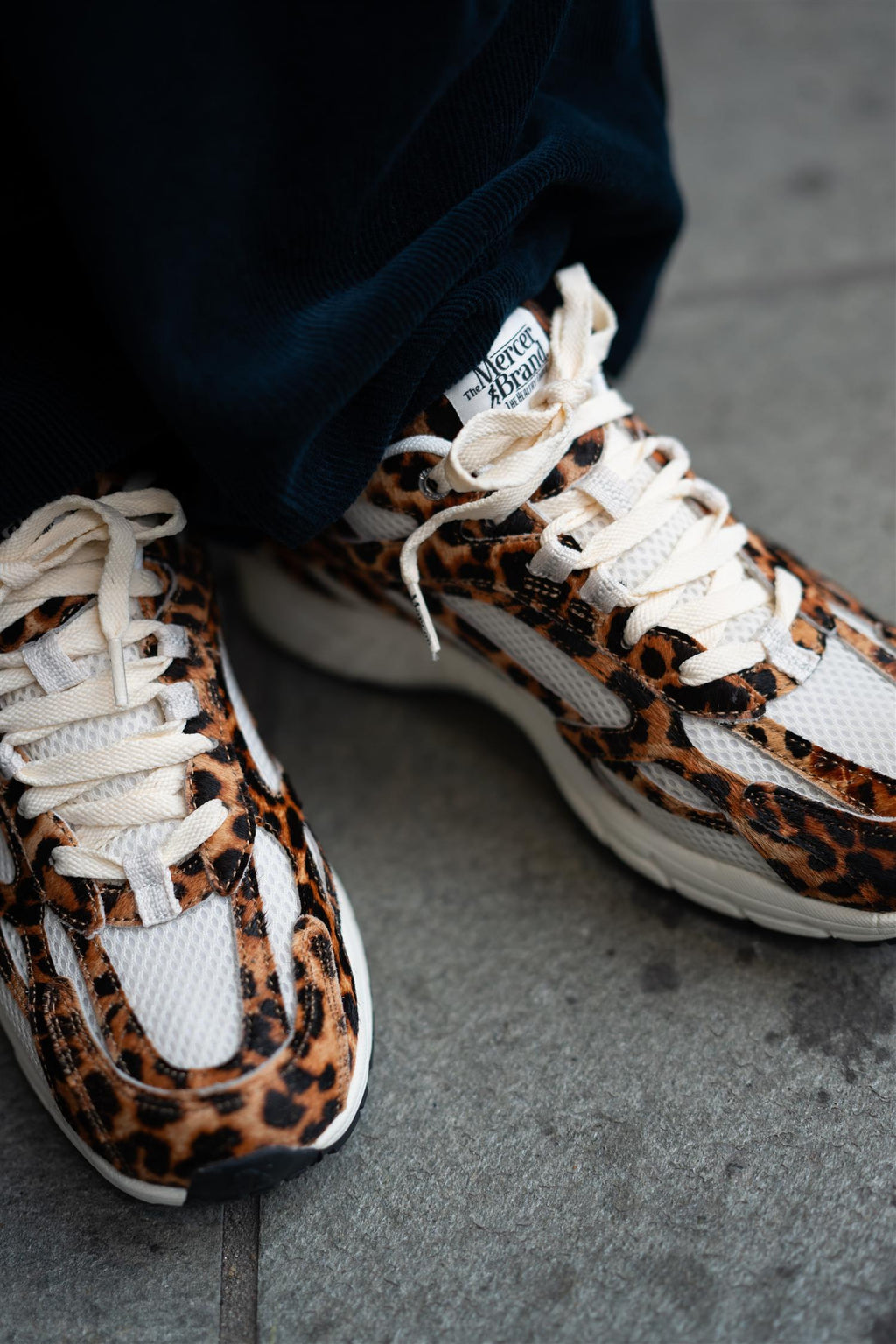 Mercer The Re Run Leopard Off White