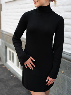 Ella&il Melina Merino Dress Black
