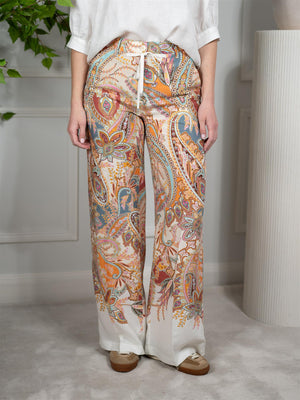 Cambio Adrienne Faded Paisley Ocean