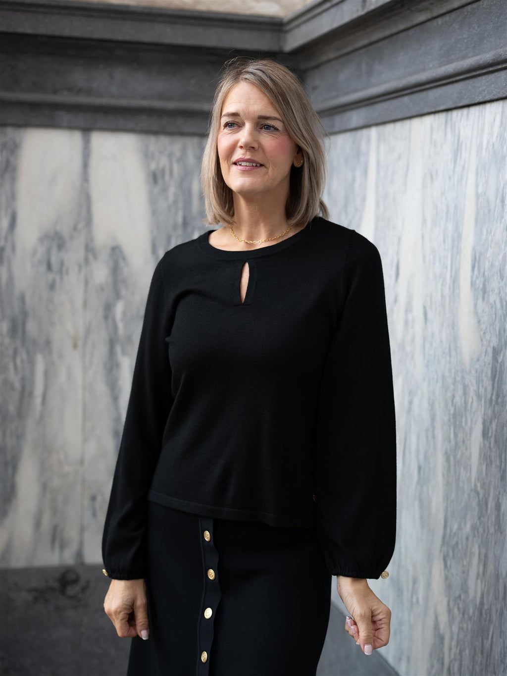 Busnel Esme Top Black