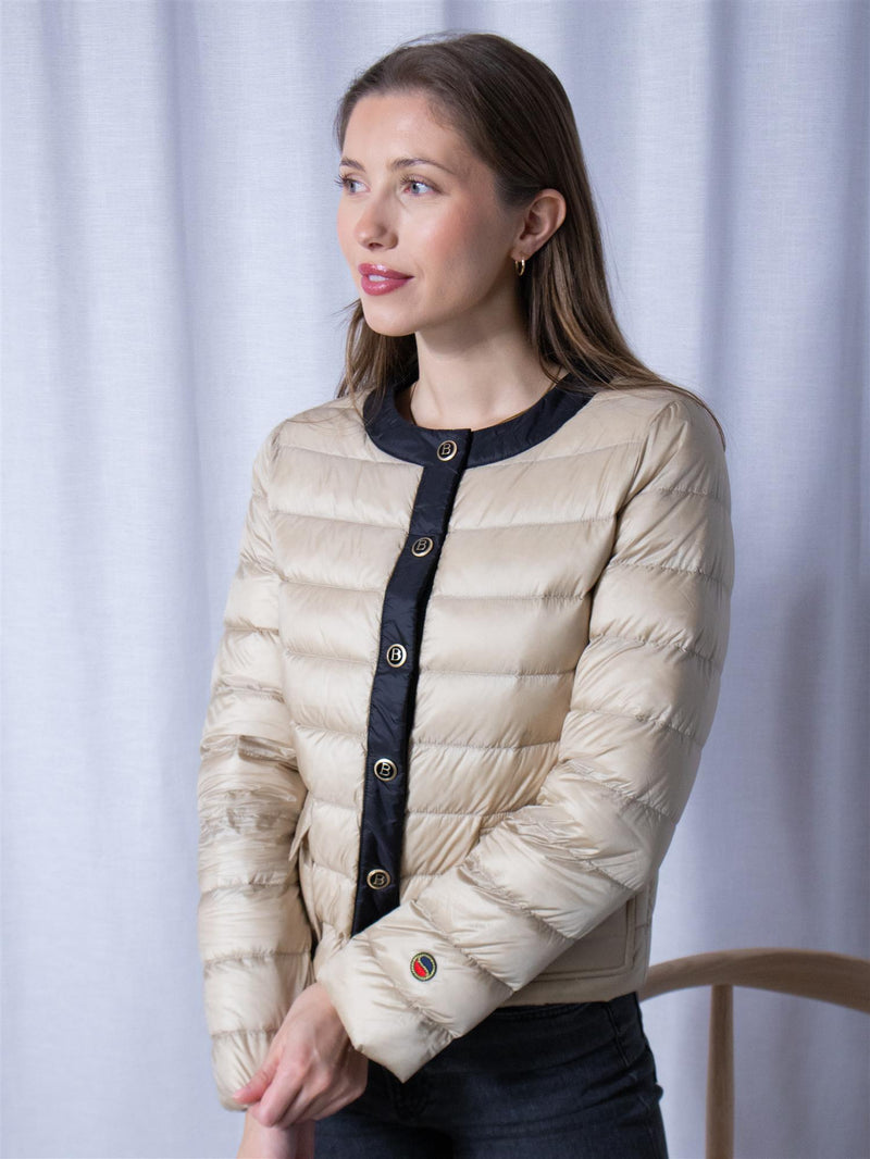 Busnel Ida Down Jacket Light Beige/Black