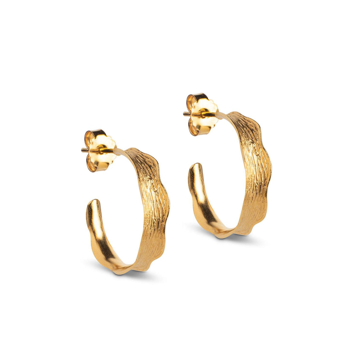Hoops, Ane Small Gold Plated