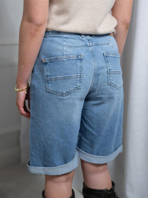 Mos Mosh Mathilde Denim Shorts Light Blue