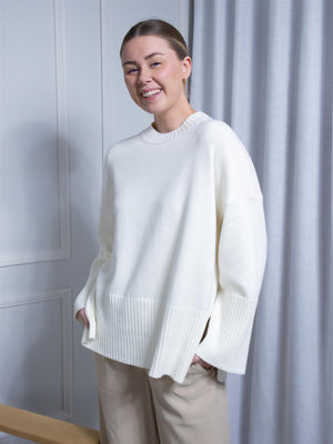 Barbour Birdie Knitted Jumper Cloud