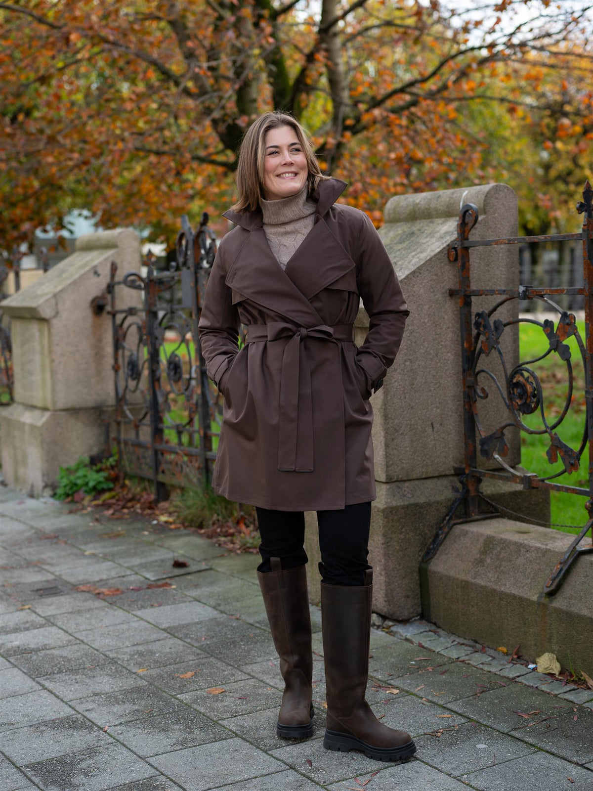 Yr'en Coat Brown