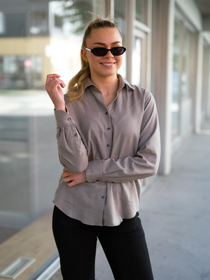 Stenströms Siri Shirt Light Brown