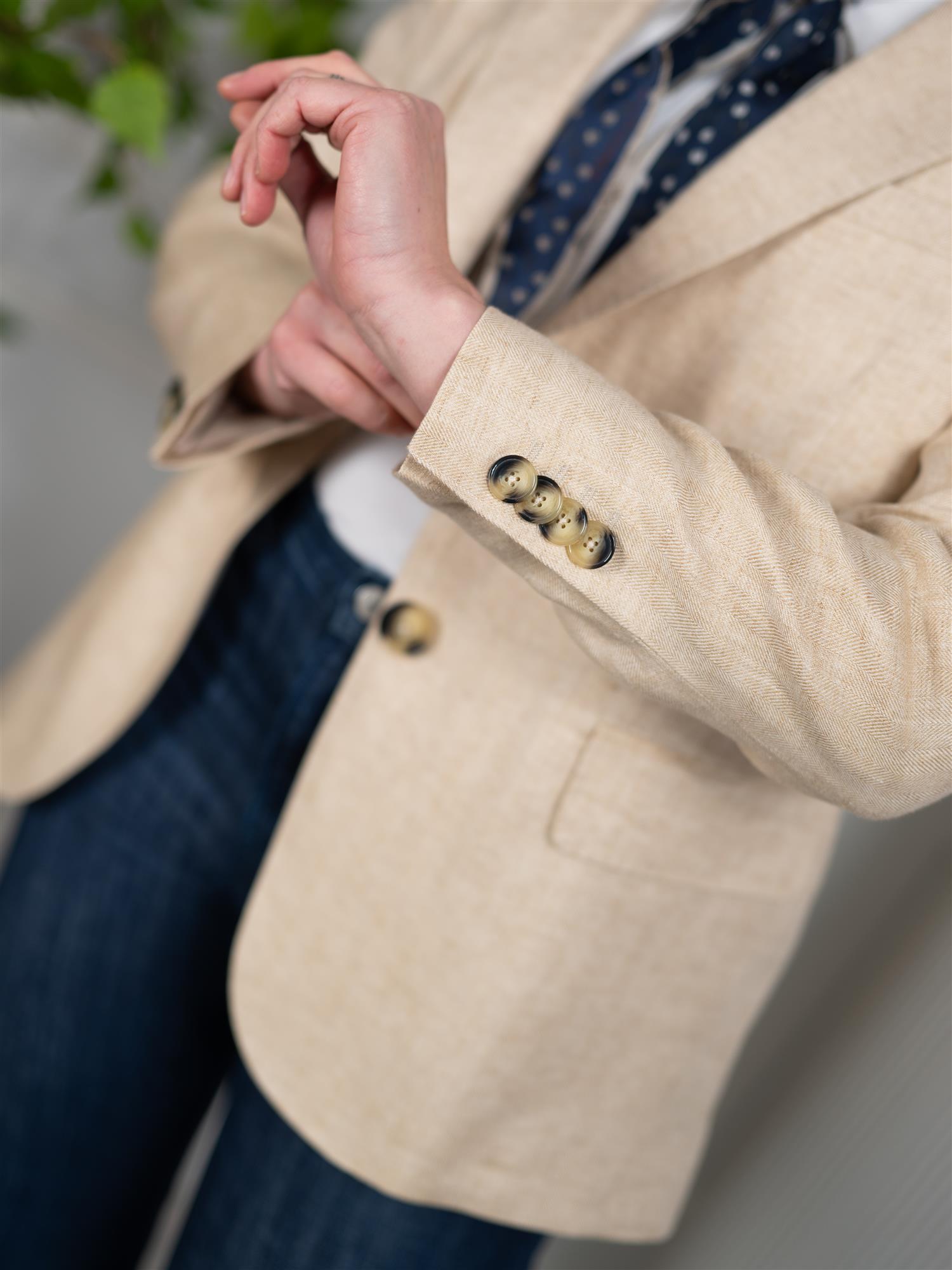 Sand Ginette Blazer Pointy