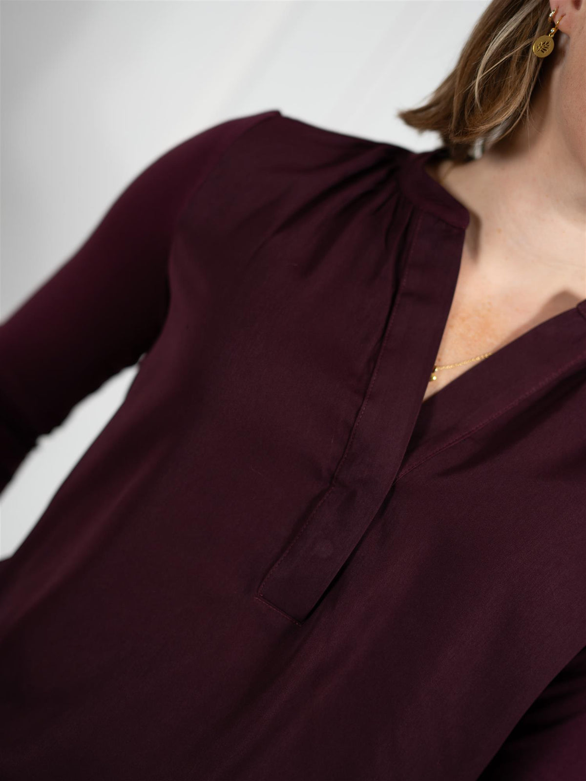 Jenner Top Dark Wine