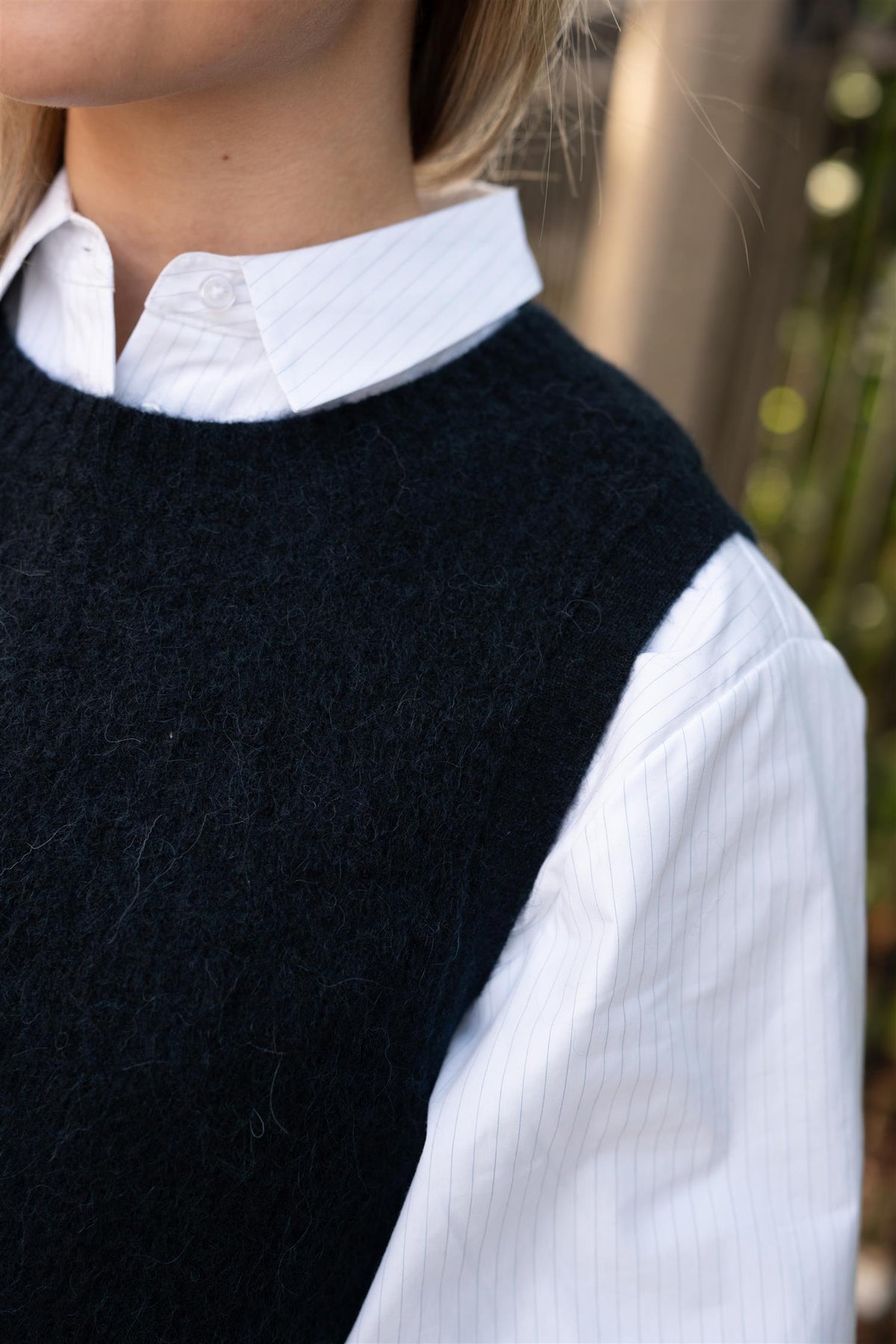 MMThora Tie Knit Vest Salute Navy