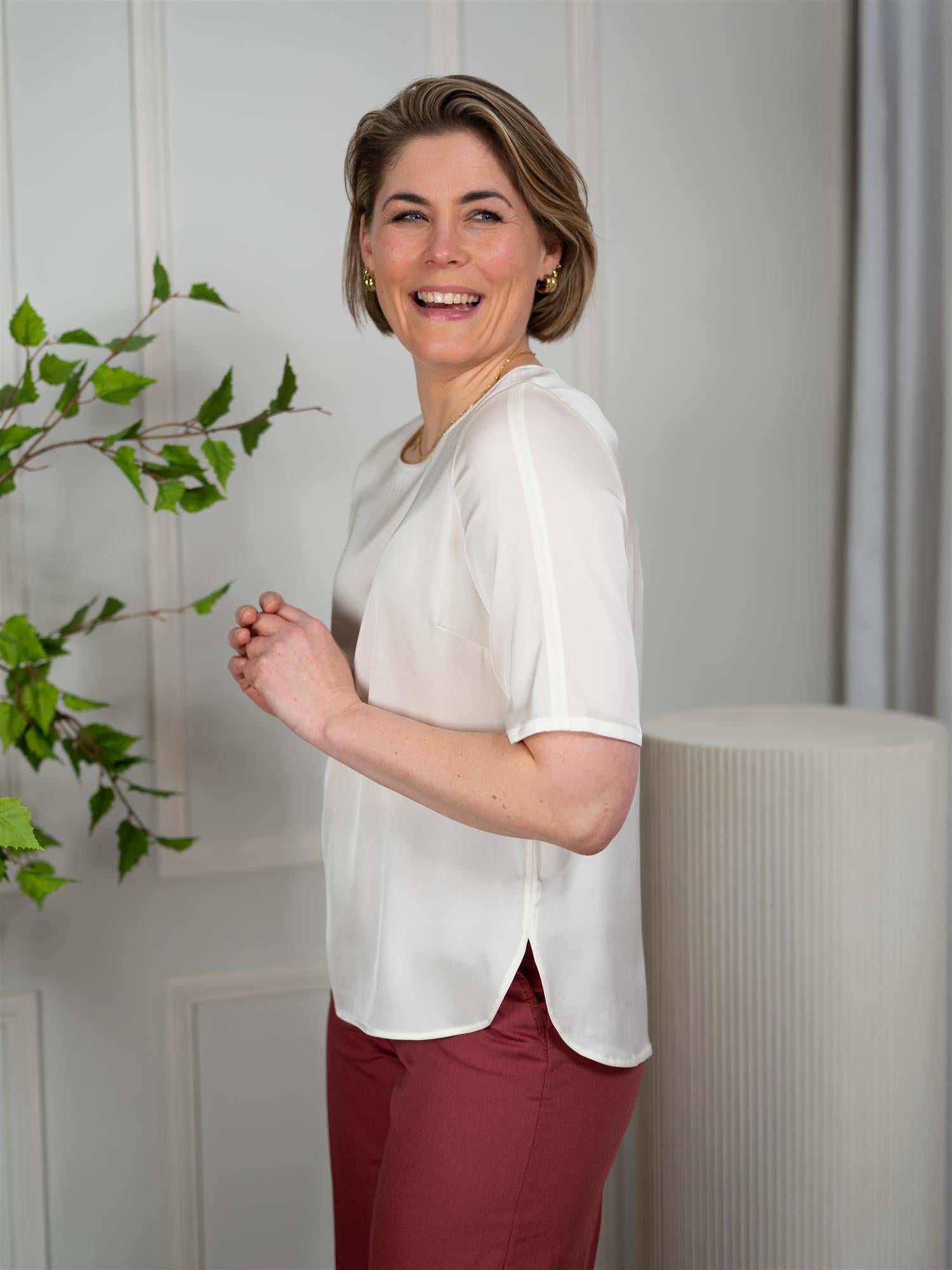 Stenströms Sanne Blouse Offwhite